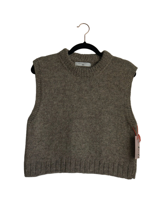 natural grey sweater vest