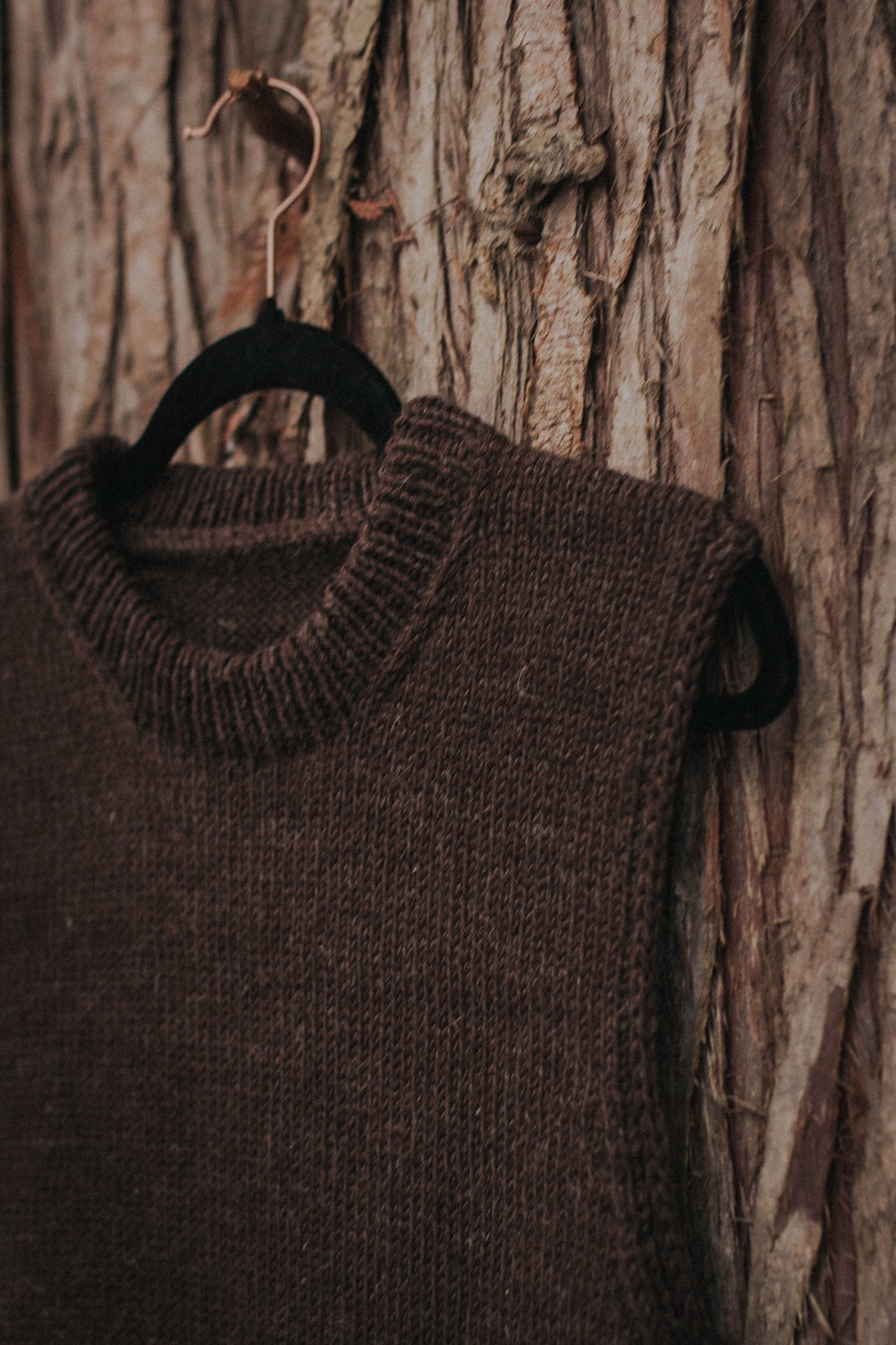 chocolate brown sweater vest